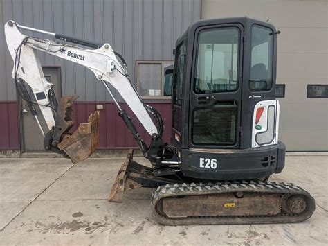 2012 bobcat e26 em mini excavator for sale|bobcat e26 buckets for sale.